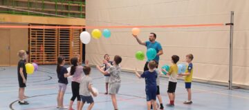 Volleyball Training Nachwuchs Großharras