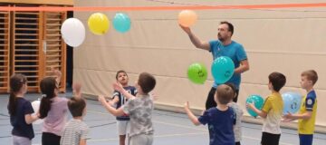 Volleyball Training Nachwuchs Großharras