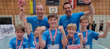 U13 Burschen UNIONvolleys ÖM 3. Platz